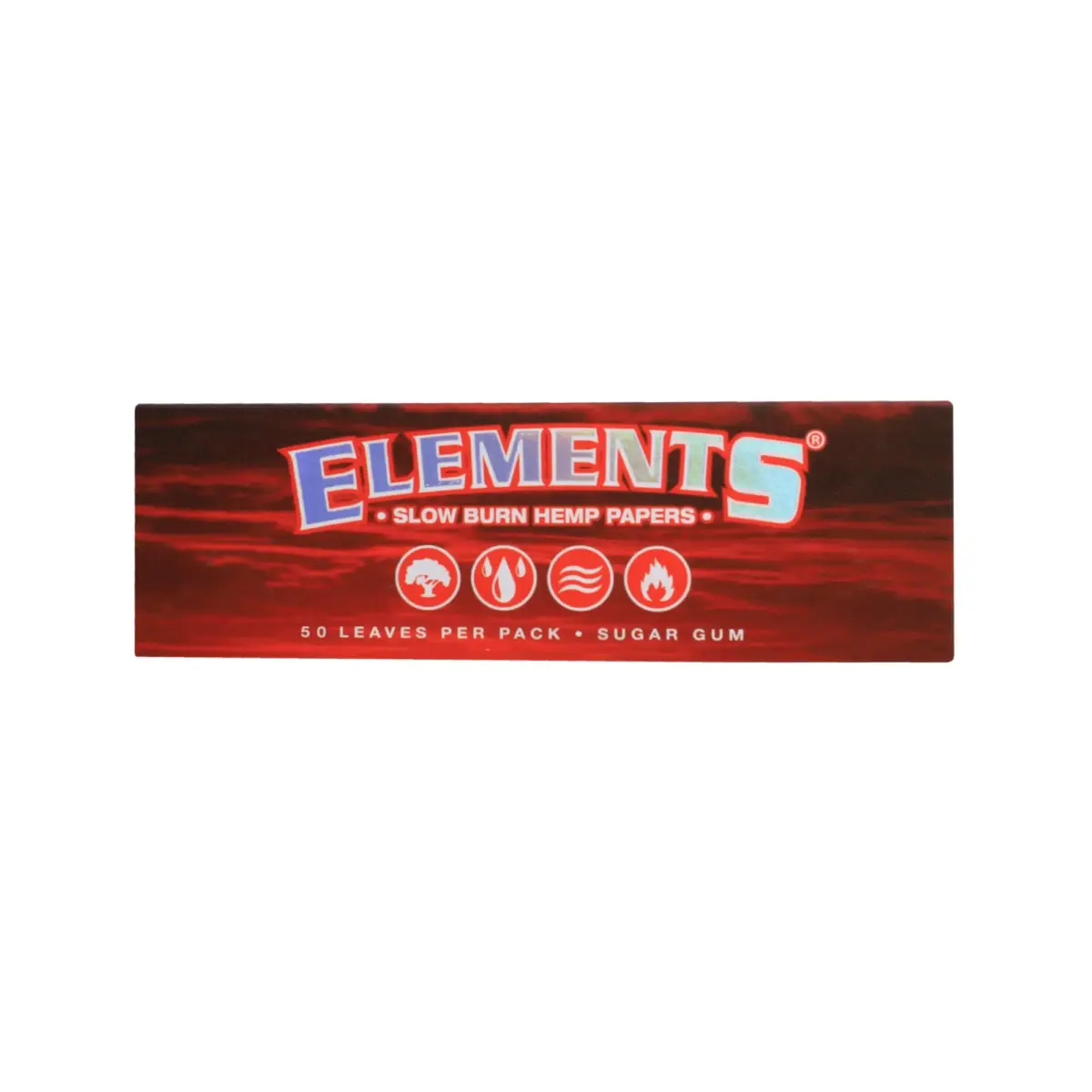 Elements | Red Hemp - 1 1/4 Rolling Paper | 25pcs - Image 7