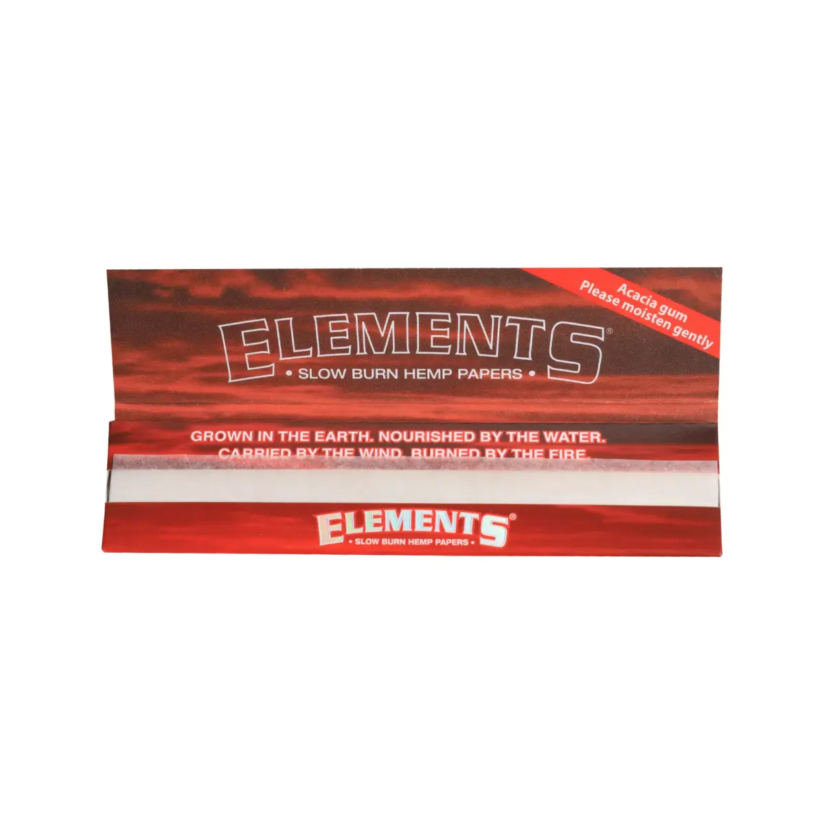 Elements | Red Hemp - KSS Rolling Paper | 50pcs - Image 10
