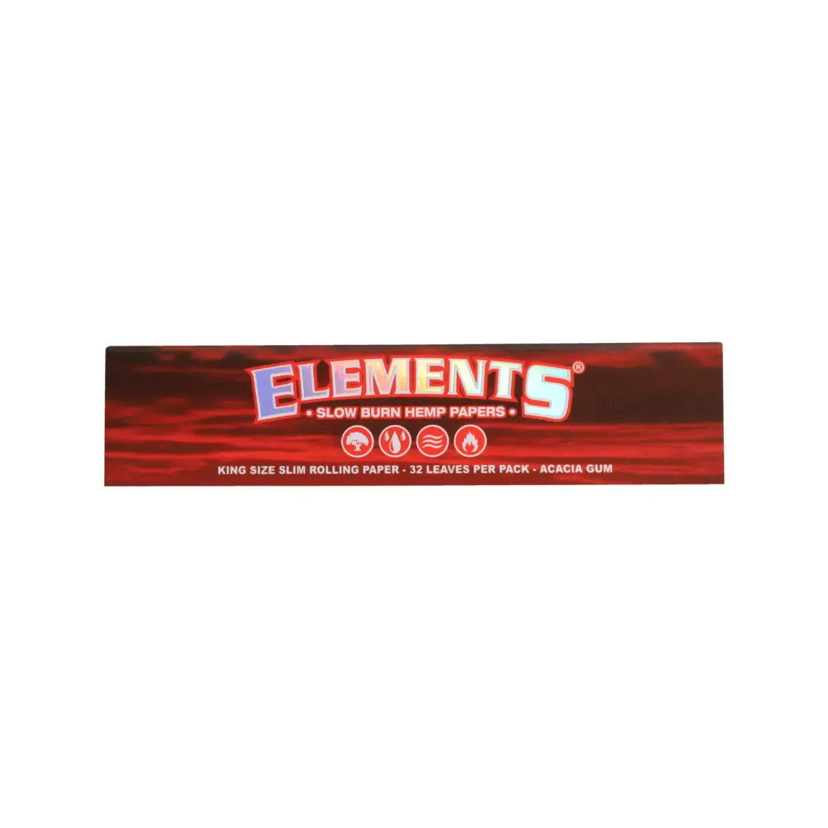 Elements | Red Hemp - KSS Rolling Paper | 50pcs - Image 9