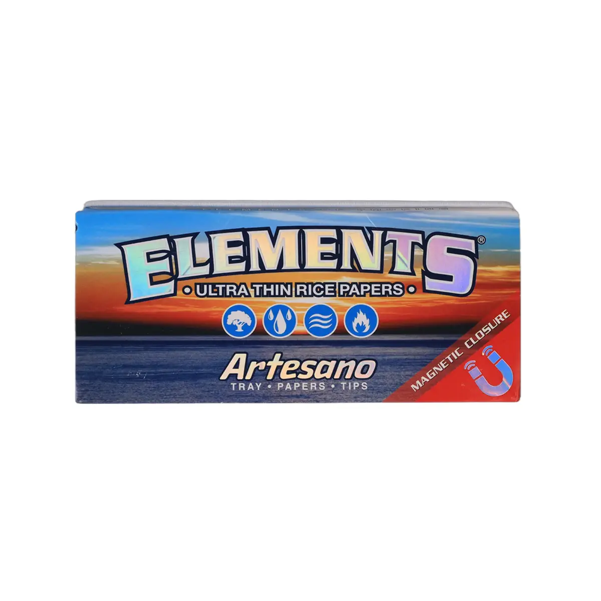 Elements | Ultra Thin Artesano - KSS Rolling Paper w/ Tip & Tray | 15pcs - Image 4