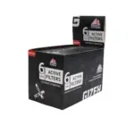 Gizeh | 6mm - Active Carbon Filter - Black x10 | 20pcs