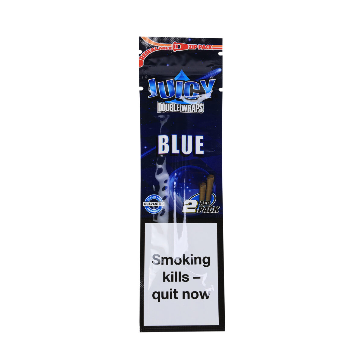 Juicy | Double Blunt Wrap - Blue | 25pcs - Image 2