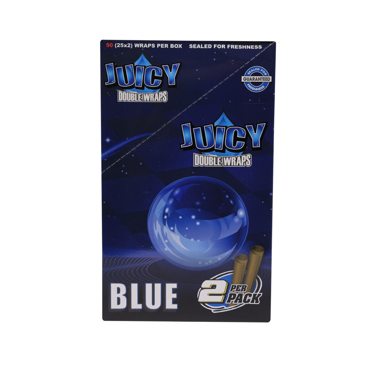 Juicy | Double Blunt Wrap - Blue | 25pcs - Image 4