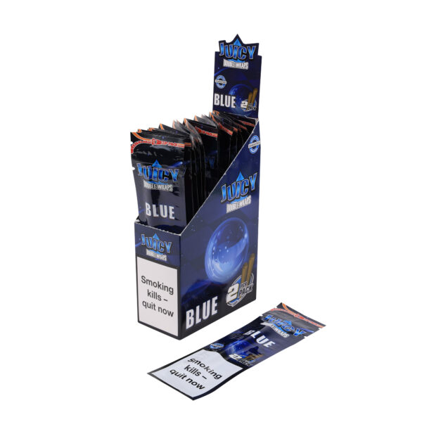 Juicy | Double Blunt Wrap - Blue | 25pcs