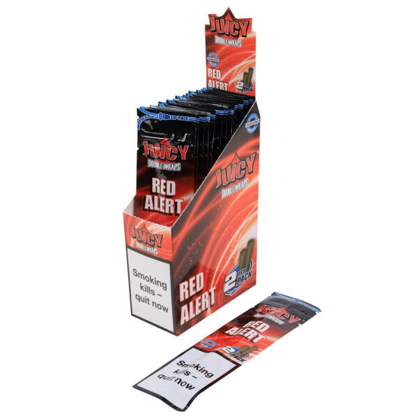 Juicy | Double Blunt Wrap - Red Alert | 25pcs