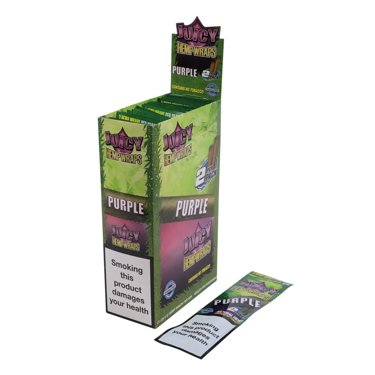 Juicy | Hemp Wrap - Purple | 25pcs - Image 1
