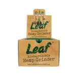 Leaf | Bio-Degradable - Hemp Grinder | 24pcs - Image 4