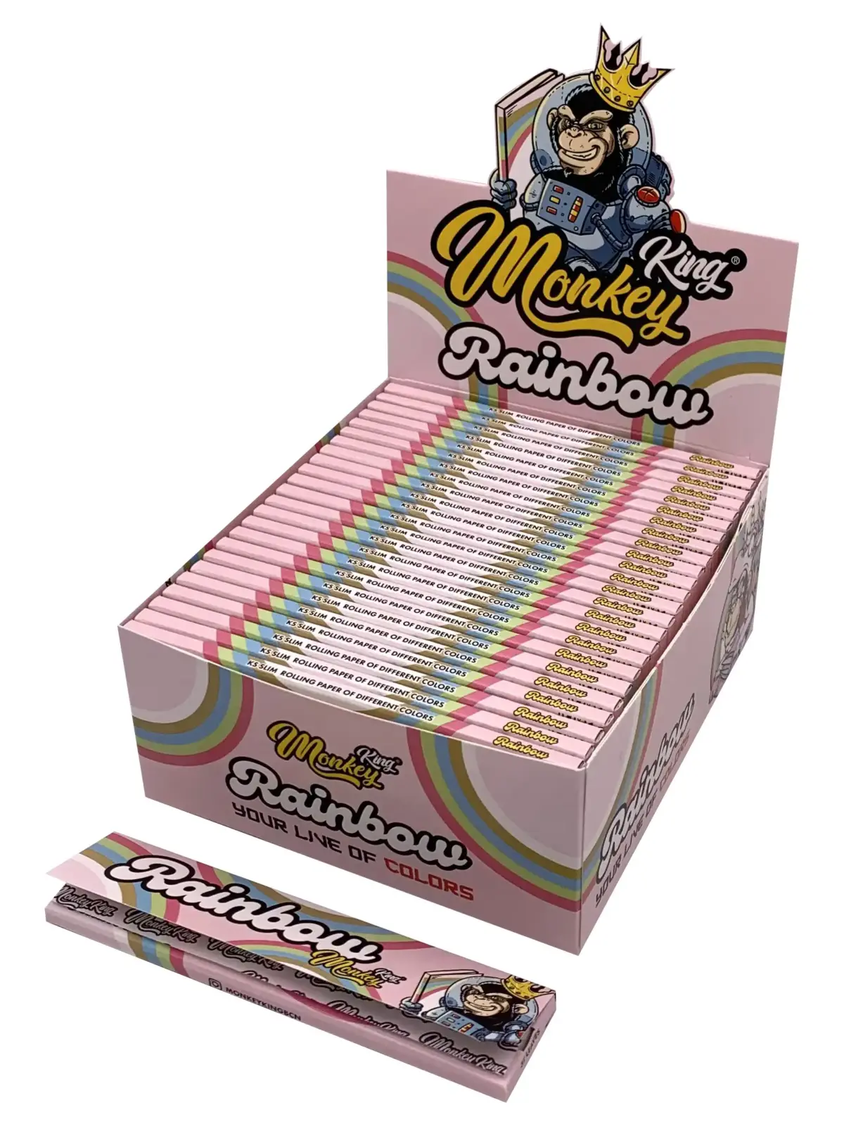 Monkey King | Rainbow - KSS Rolling Paper | 50pcs - Image 1