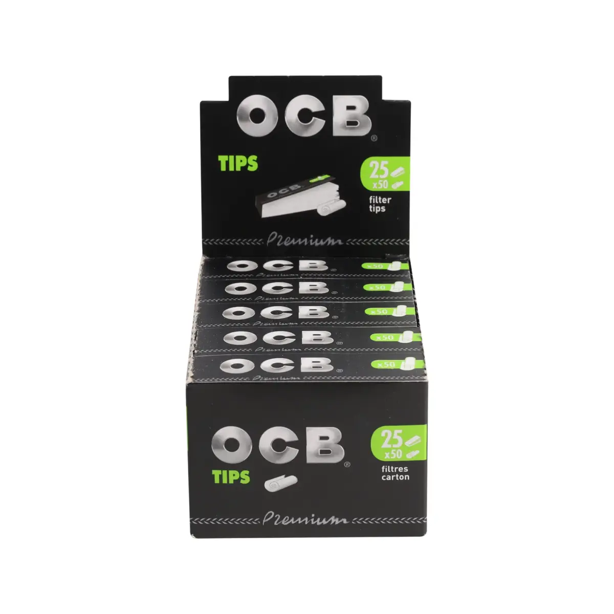 OCB | Premium - Paper Filter Tip | 25pcs - Image 2