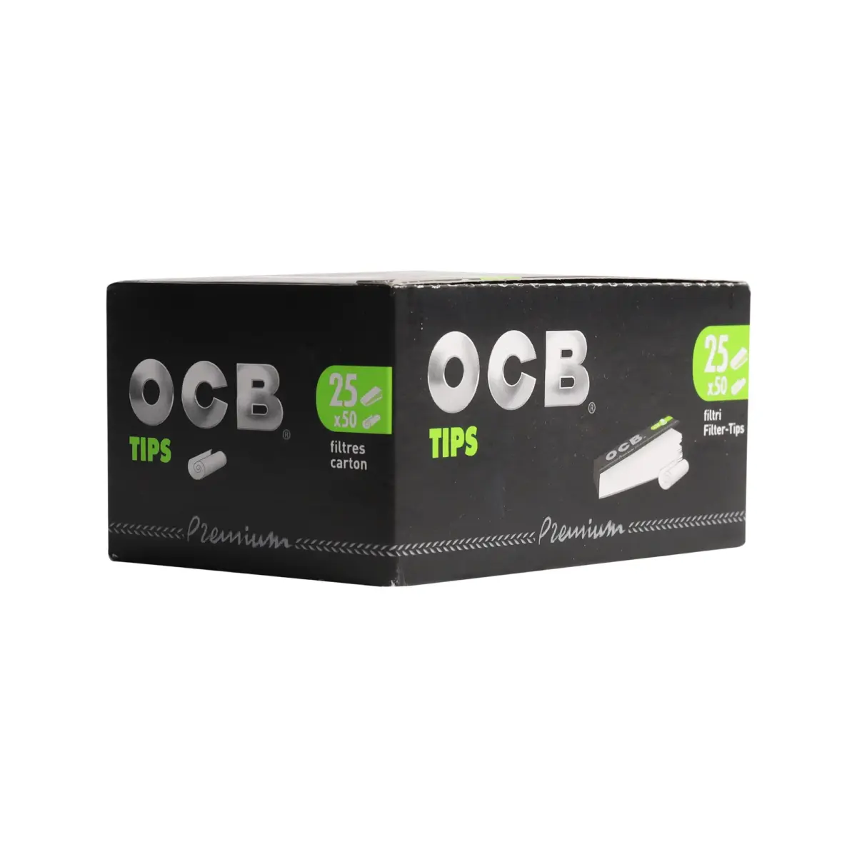 OCB | Premium - Paper Filter Tip | 25pcs - Image 3