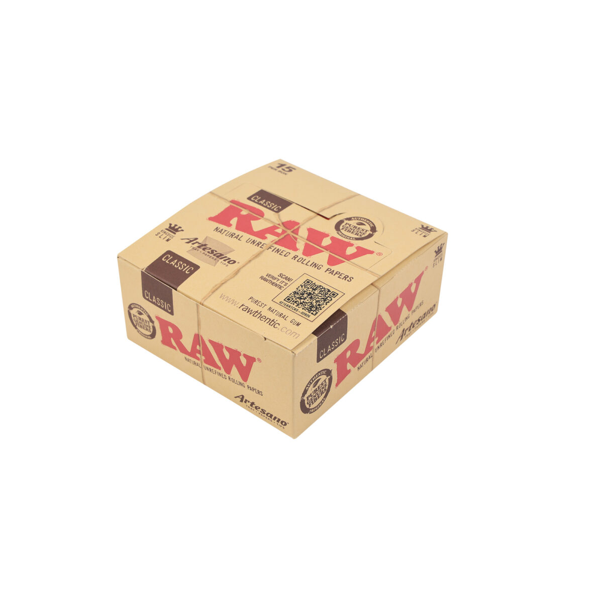 RAW | Classic Artesano - KSS Rolling Paper w/ Tip & Tray | 15pcs - Image 5