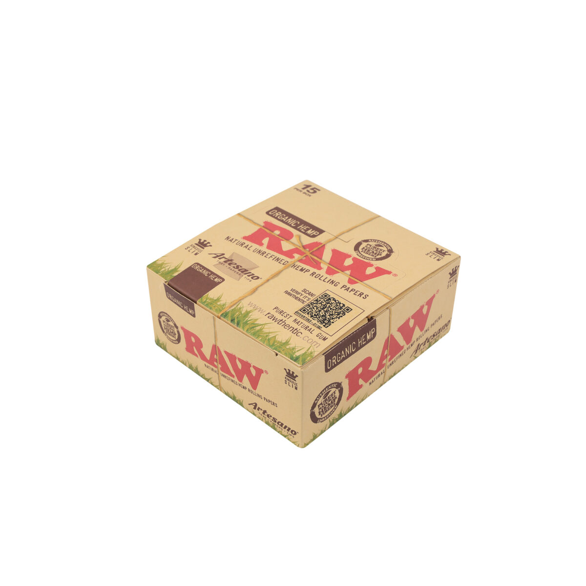 RAW | Organic Artesano - KSS Rolling Paper w/ Tip & Tray | 15pcs - Image 5
