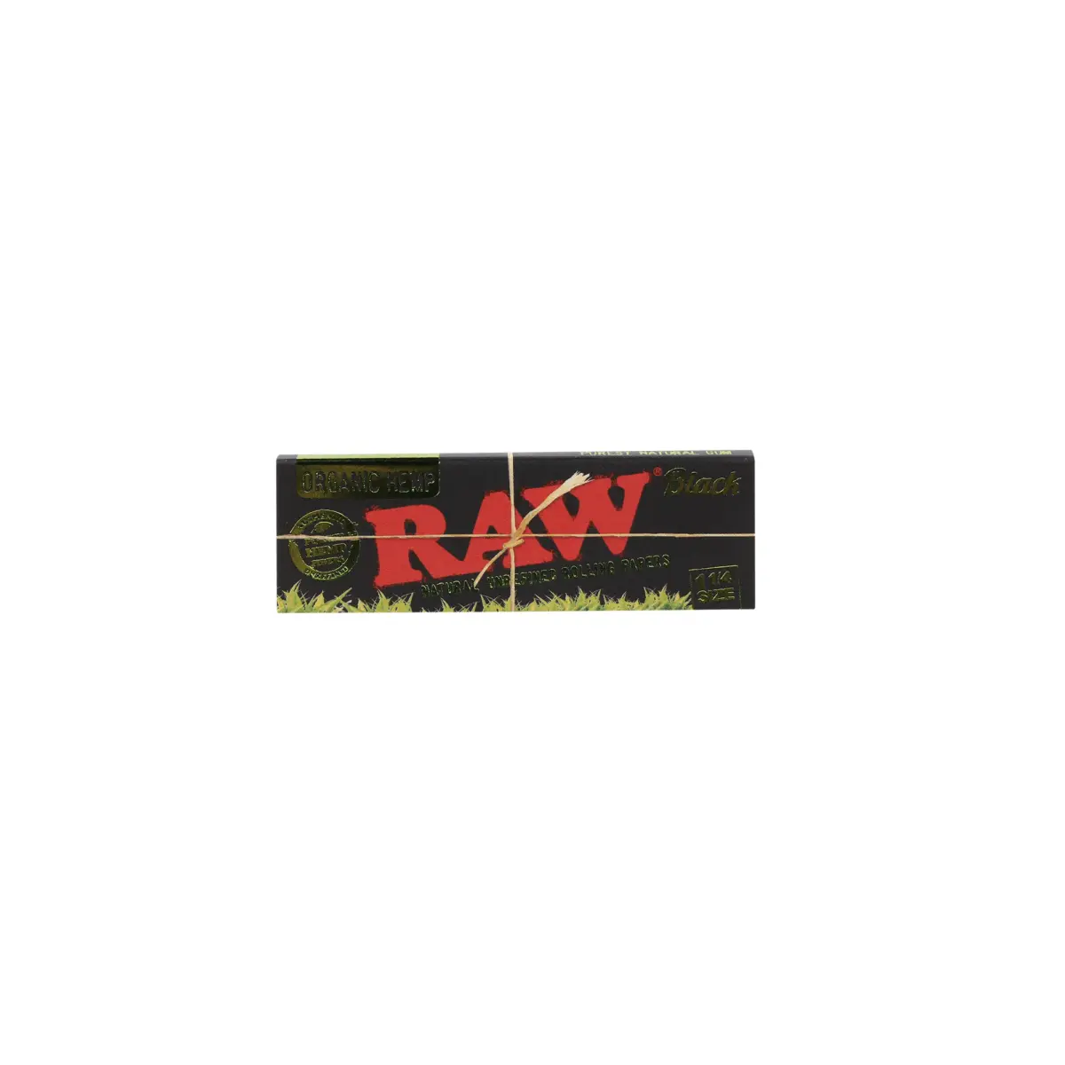 RAW | Black Organic - 1 1/4 Rolling Paper | 24pcs - Image 2