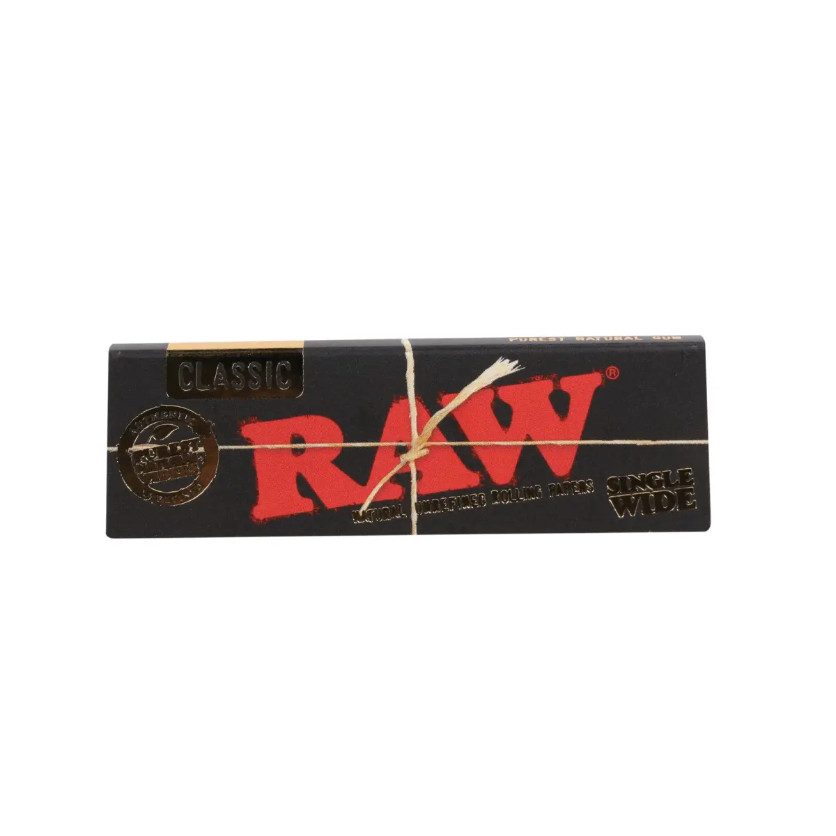 RAW | Black Classic - Single Wide Rolling Paper | 50pcs - Image 2