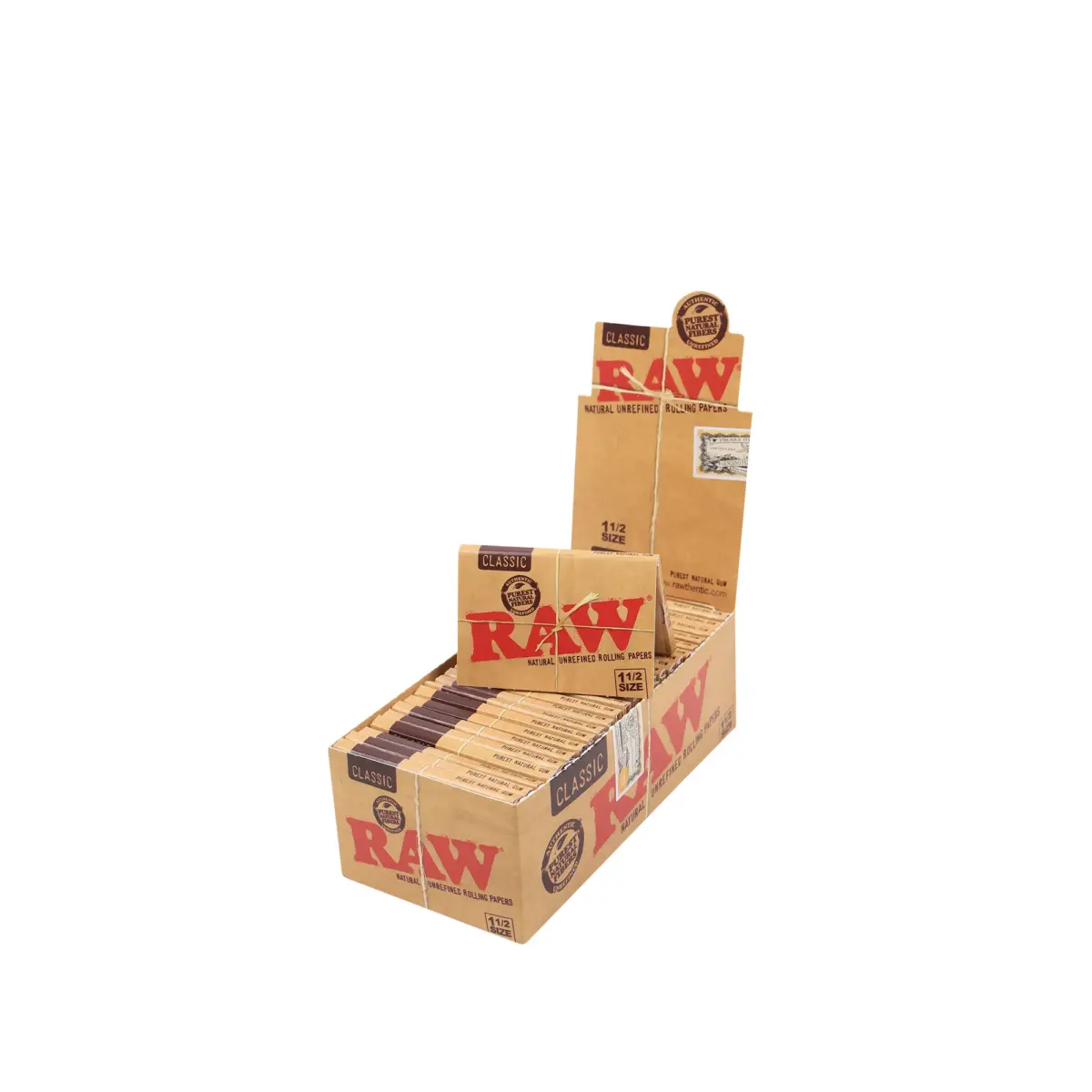 RAW | Classic - 1 1/2 Rolling Paper | 25pcs - Image 1