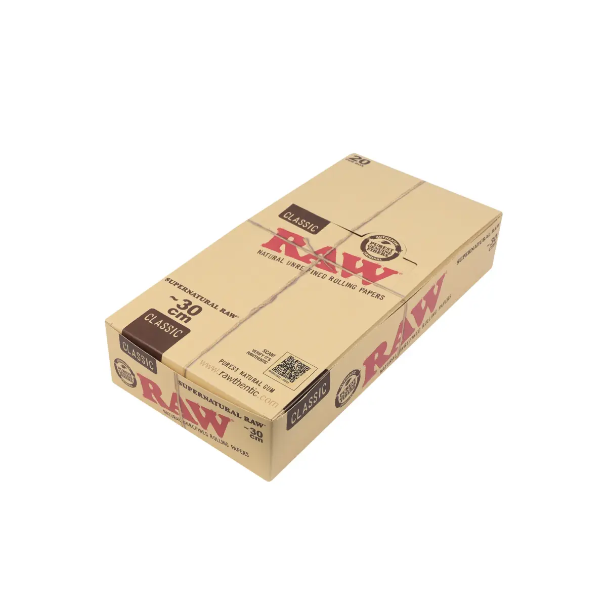RAW | Classic - 12in Rolling Paper | 20pcs - Image 2