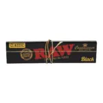 RAW | Black Classic Connoisseur - KSS Rolling Paper w/ Tip | 24pcs - Image 3