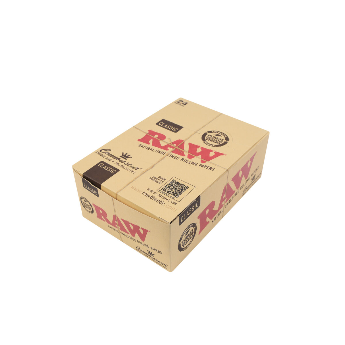 RAW | Classic Connoisseur - KSS Rolling Paper w/ Tip | 24pcs - Image 4