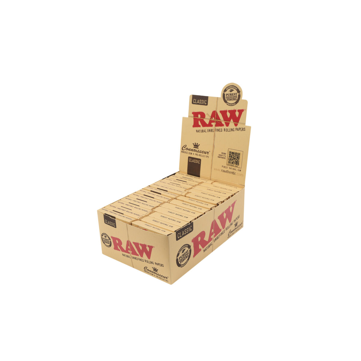 RAW | Classic Connoisseur - KSS Rolling Paper w/ Tip | 24pcs - Image 5