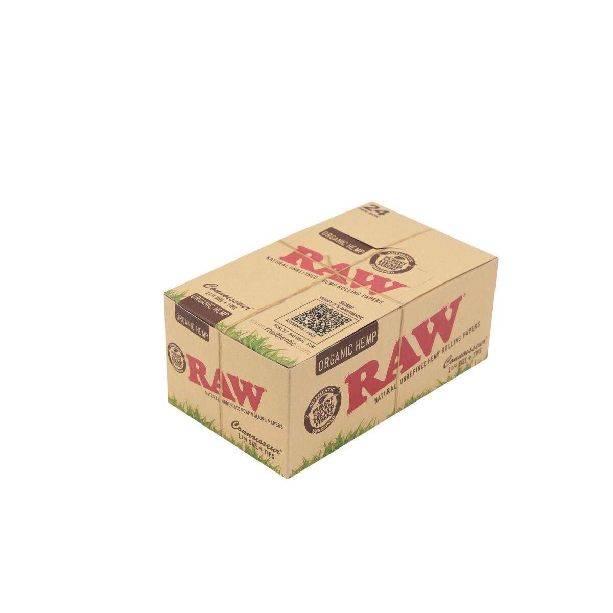 RAW | Organic Connoisseur - 1 1/4 Rolling Paper w/ Tip | 24pcs - Image 6