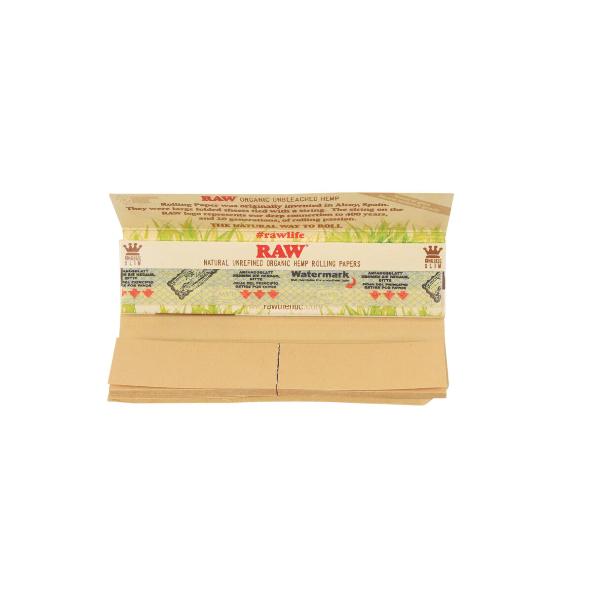 RAW | Organic Connoisseur - KSS Rolling Paper w/ Tip | 24pcs - Image 4