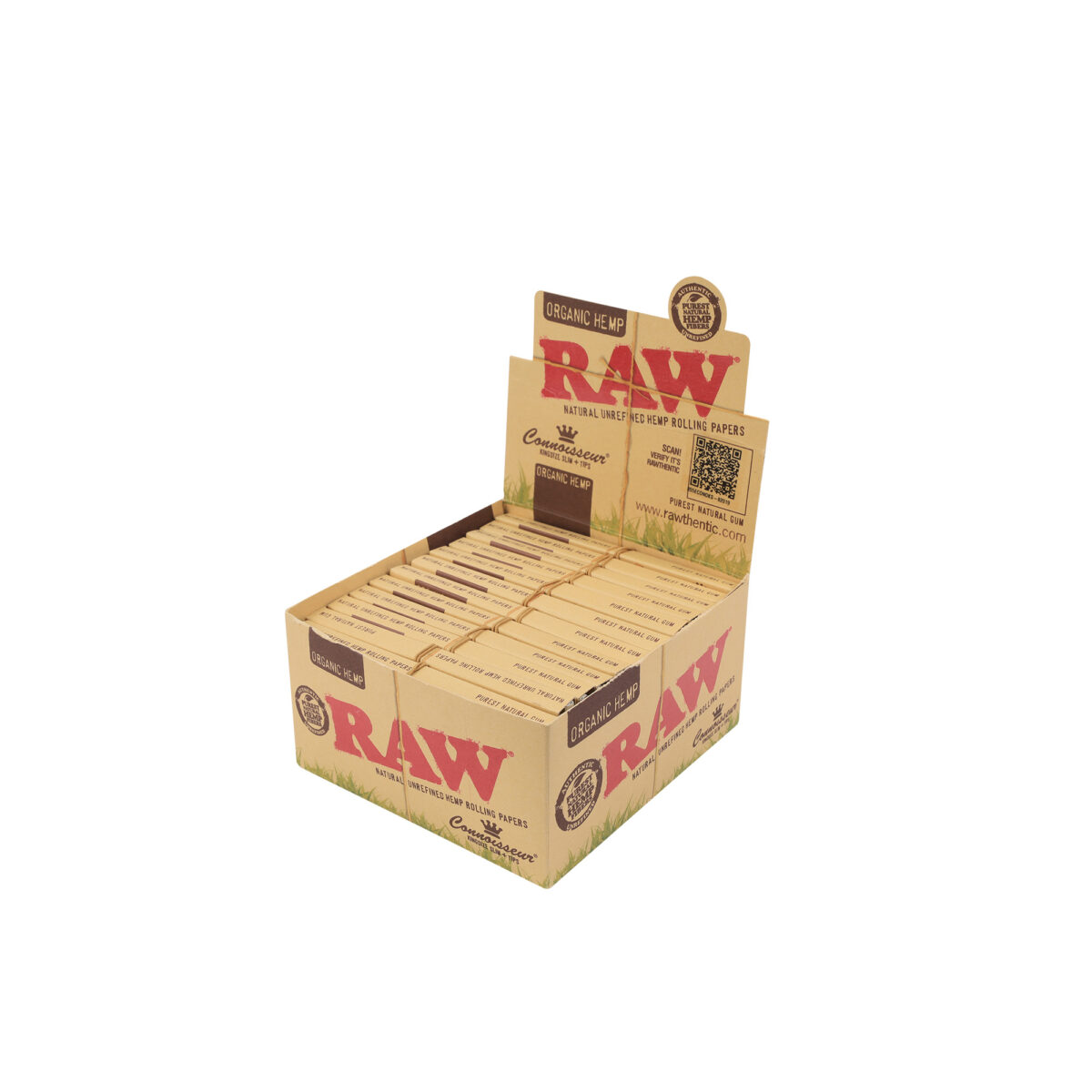 RAW | Organic Connoisseur - KSS Rolling Paper w/ Tip | 24pcs - Image 5