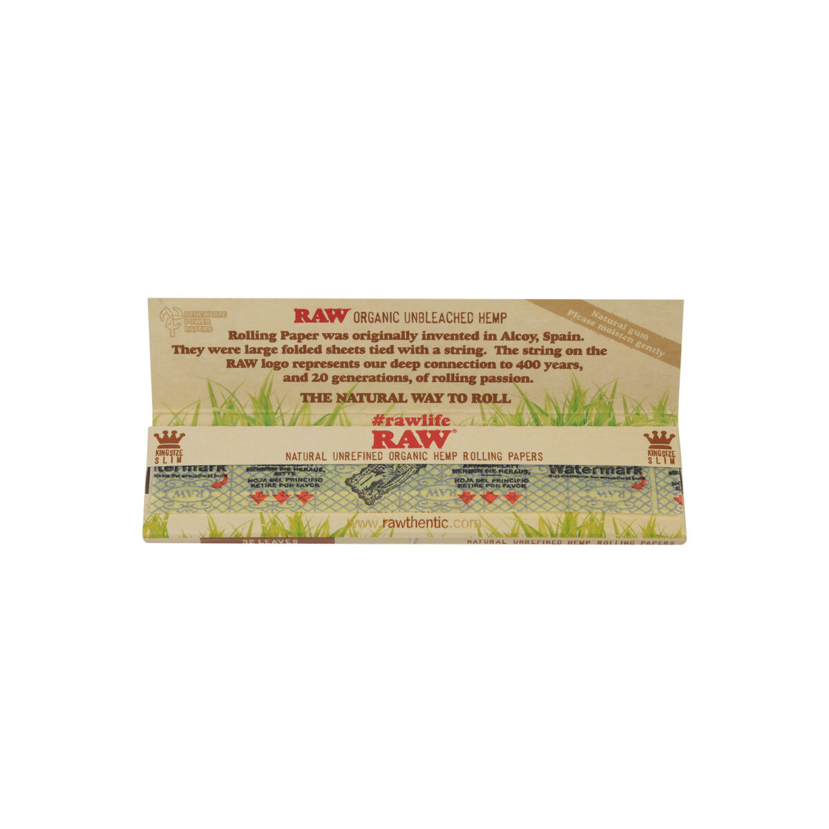 RAW | Organic - KSS Rolling Paper | 50pcs - Image 3