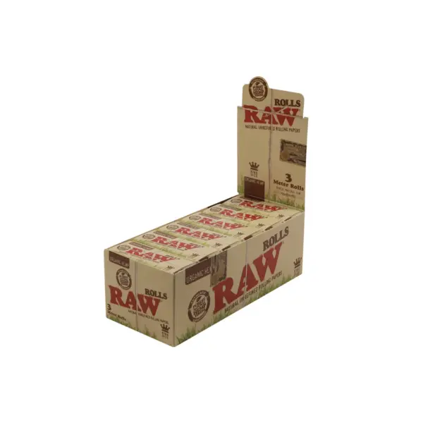 RAW | Organic 3m - Roll Paper | 12pcs