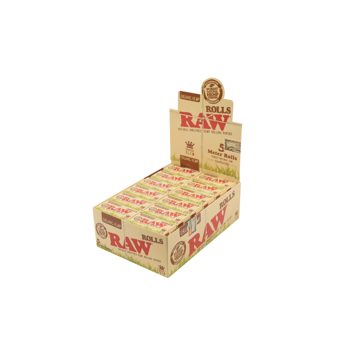 RAW | Organic 5m - Roll Paper | 24pcs - Image 4