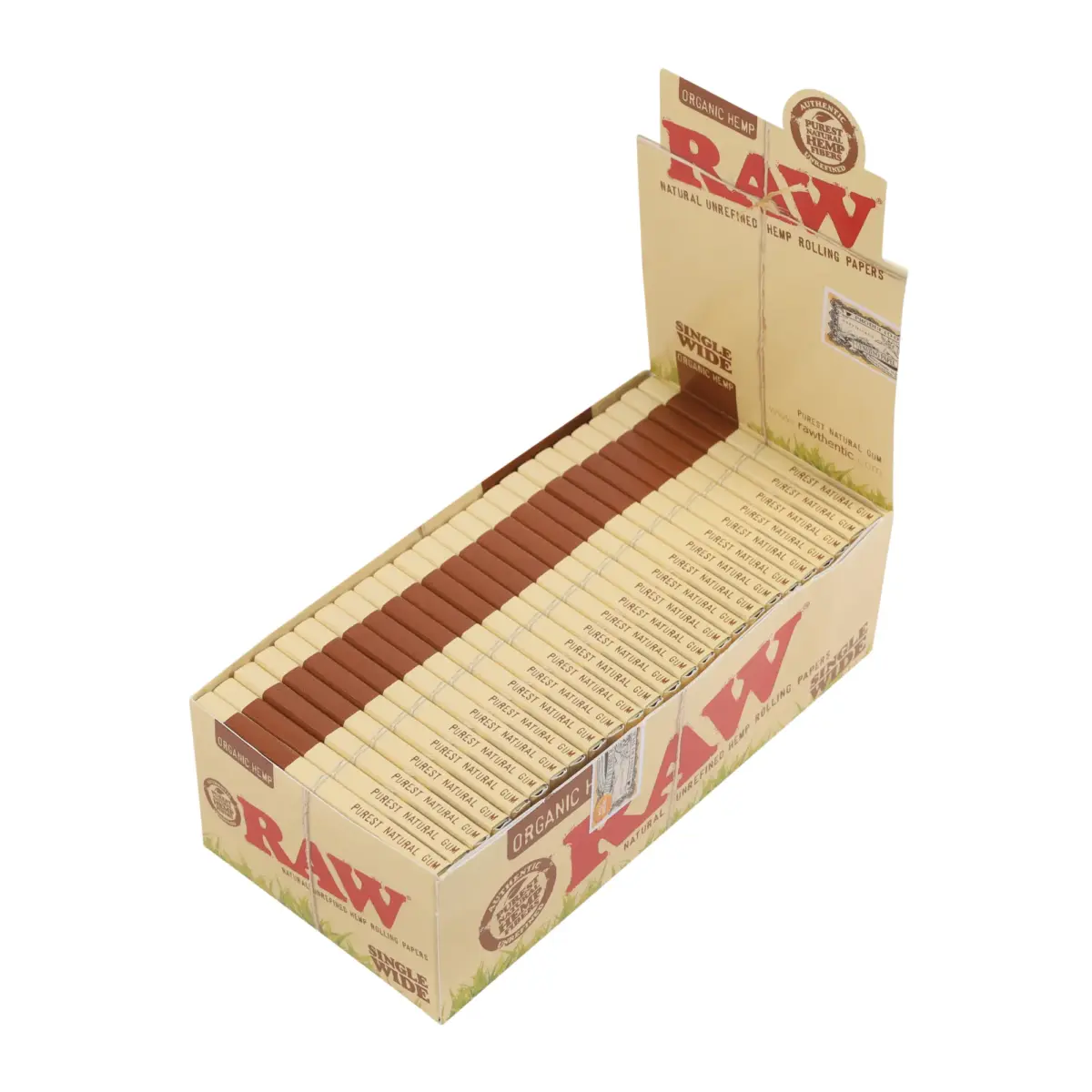 RAW | Organic - Single Wide Rolling Paper | 50pcs - Image 5