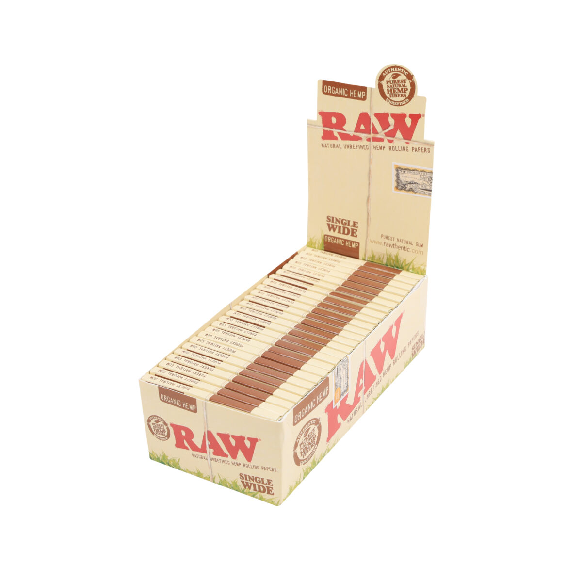 RAW | Organic - Single Wide Double Window Rolling Paper | 25pcs - Image 4