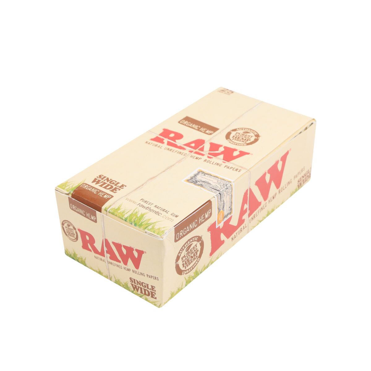 RAW | Organic - Single Wide Double Window Rolling Paper | 25pcs - Image 5