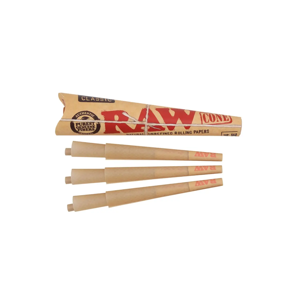 RAW | Classic - 1 1/4 Pre Rolled Cone | 32pcs - Image 4