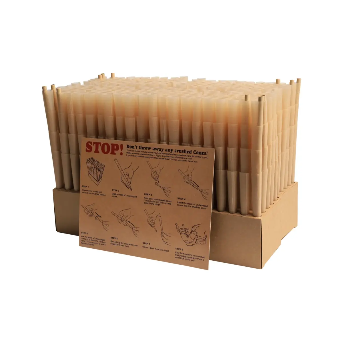RAW | Classic - KS Pre Rolled Cone | 800pcs - Image 1