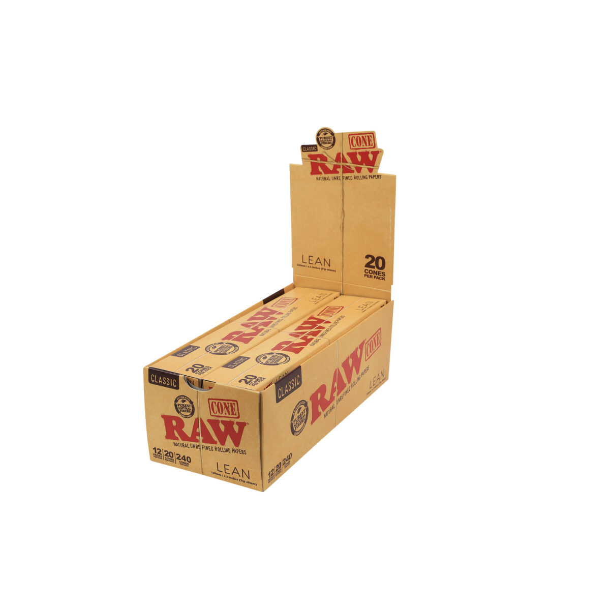 RAW | Classic - Lean Pre Rolled Cone | 12pcs - Image 4