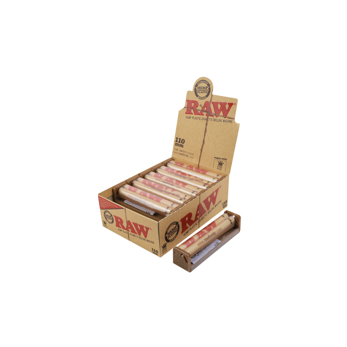 RAW | Classic 110mm - Rolling Machine | 12pcs - Image 1