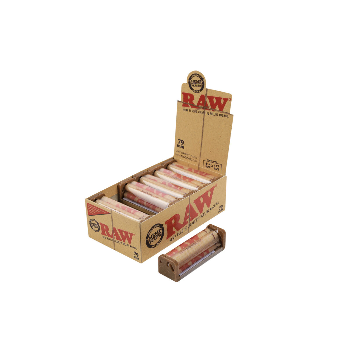 RAW | Classic 79mm - Rolling Machine | 12pcs - Image 1