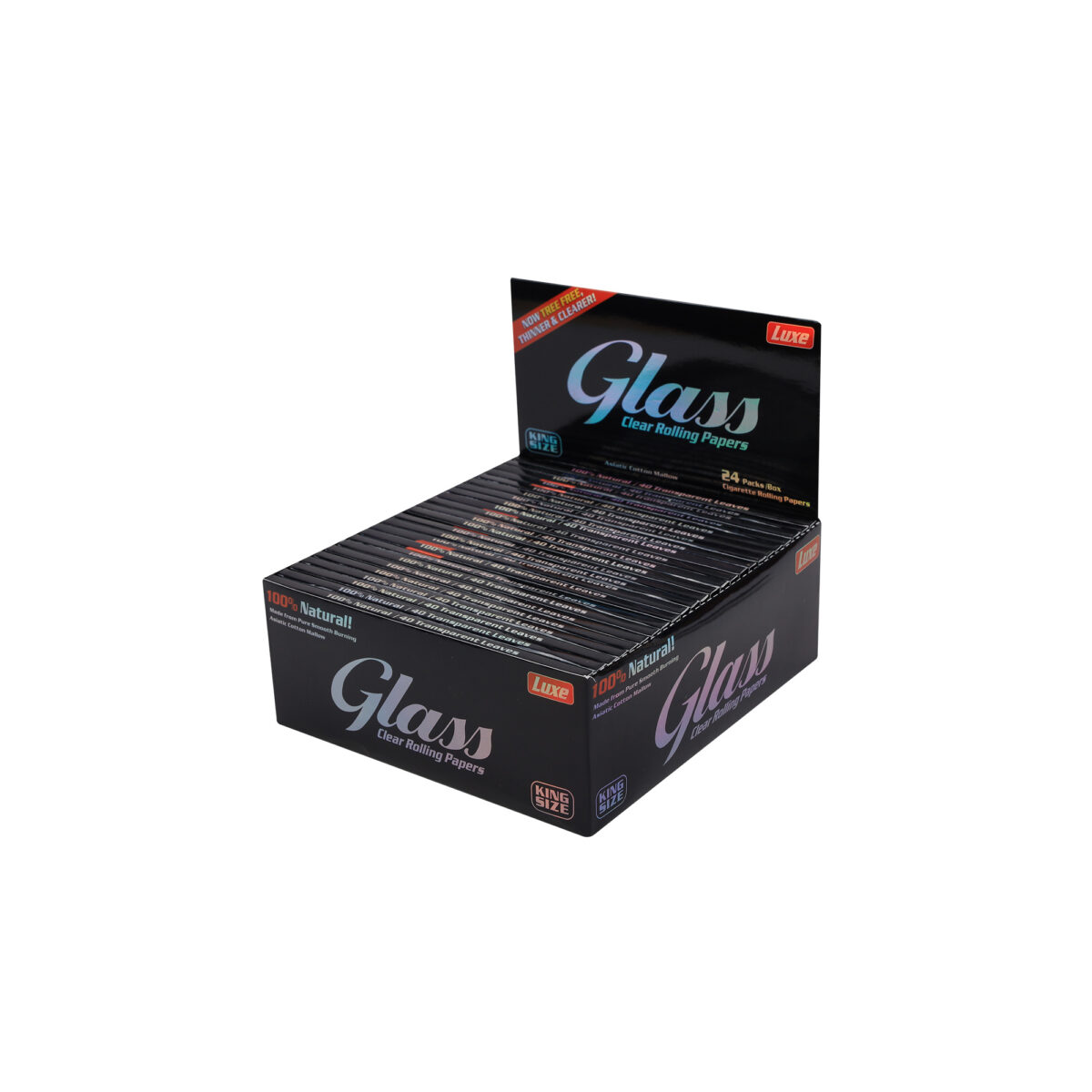 Glass | Clear - KS Rolling Paper | 24pcs - Image 5