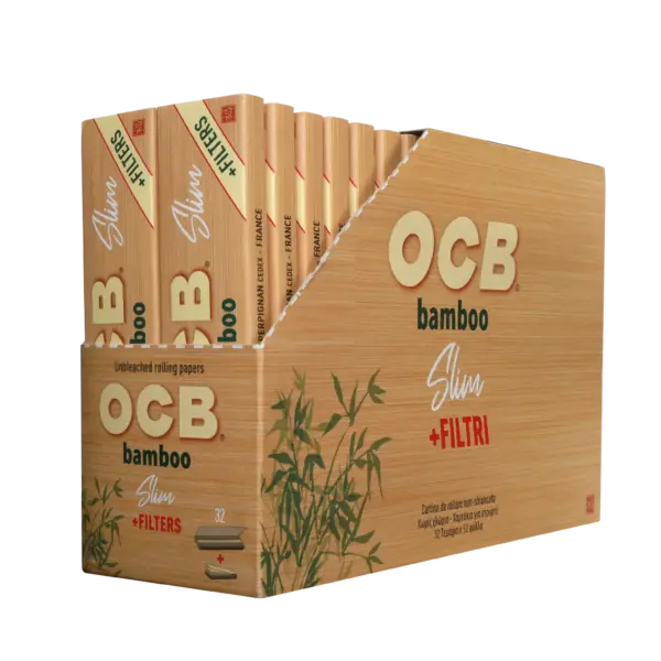 OCB | Bamboo - KSS Rolling Paper w/ Tip | 32pcs