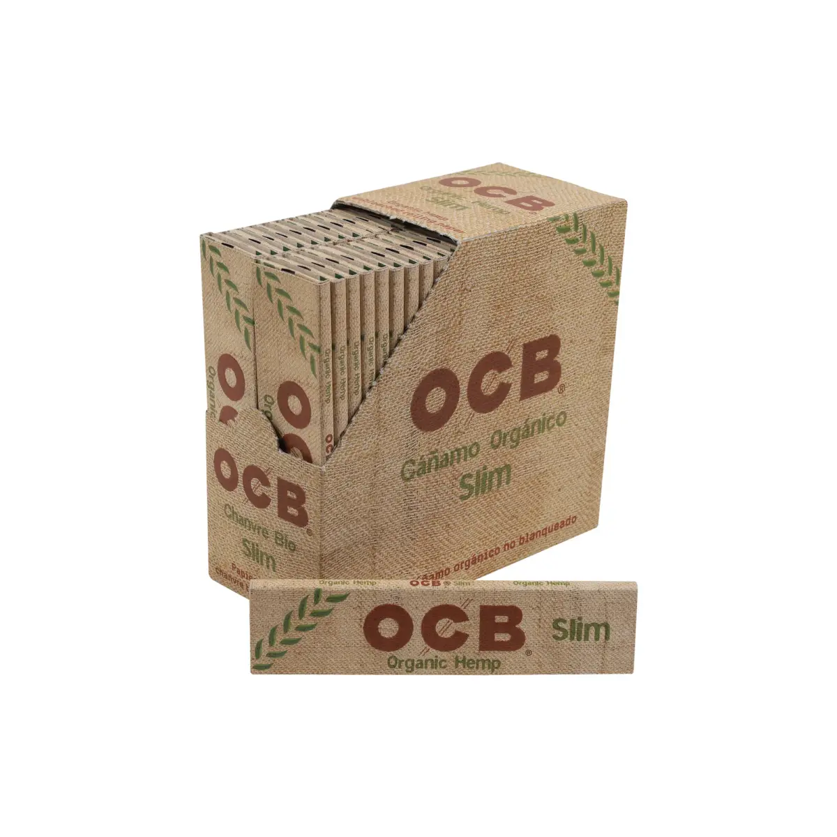 OCB | Organic Hemp | KingSizeSlim | 50pcs - Image 1
