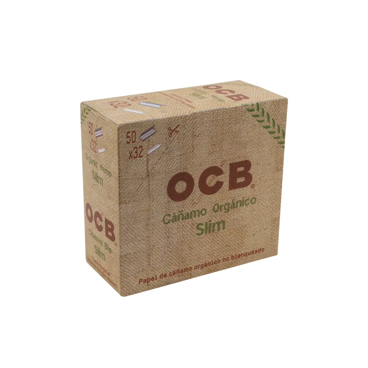 OCB | Organic Hemp | KingSizeSlim | 50pcs - Image 2