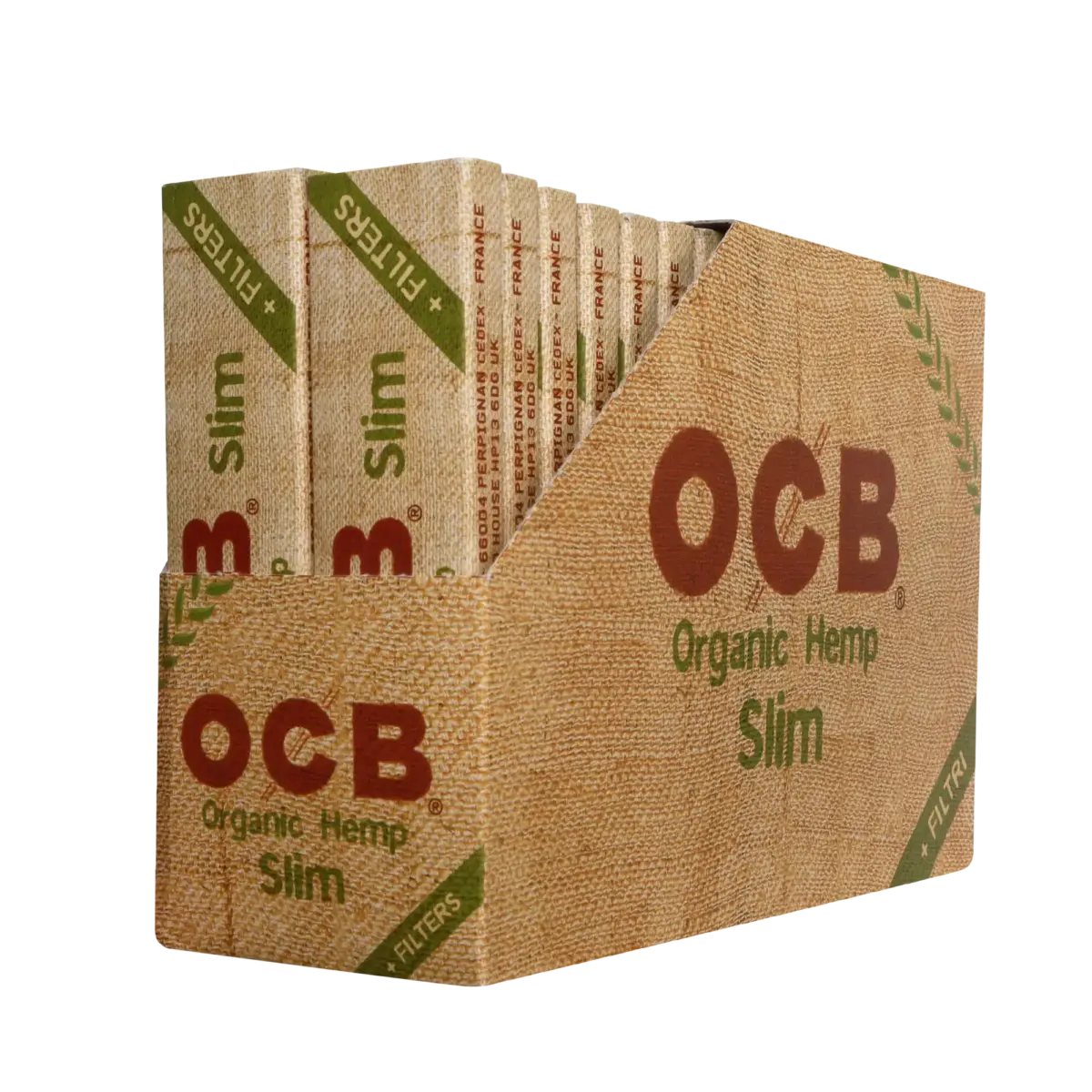 OCB | Organic Hemp Slim with Tip | 32pcs - Image 1