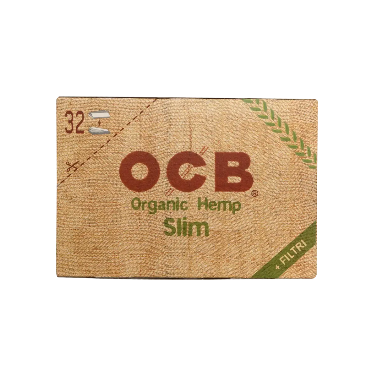 OCB | Organic Hemp Slim with Tip | 32pcs - Image 2