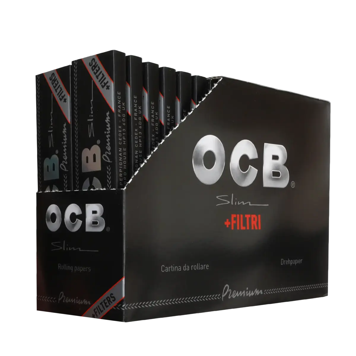 OCB | Slim Premium Rolling Paper with Tip | 32pcs - Image 1
