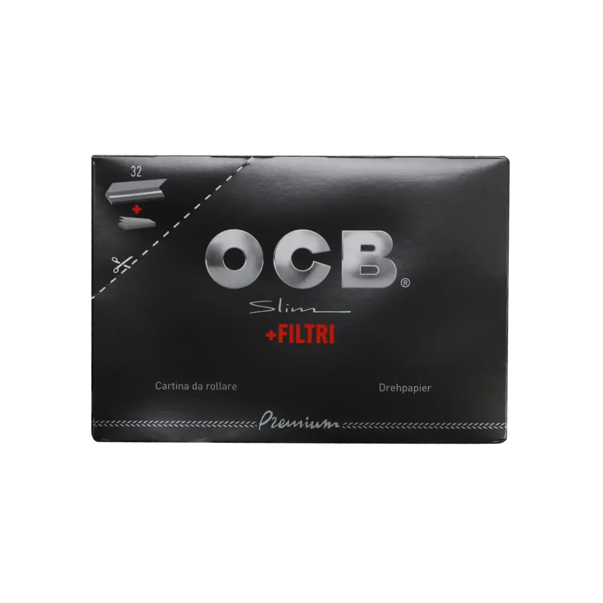 OCB | Slim Premium Rolling Paper with Tip | 32pcs - Image 2
