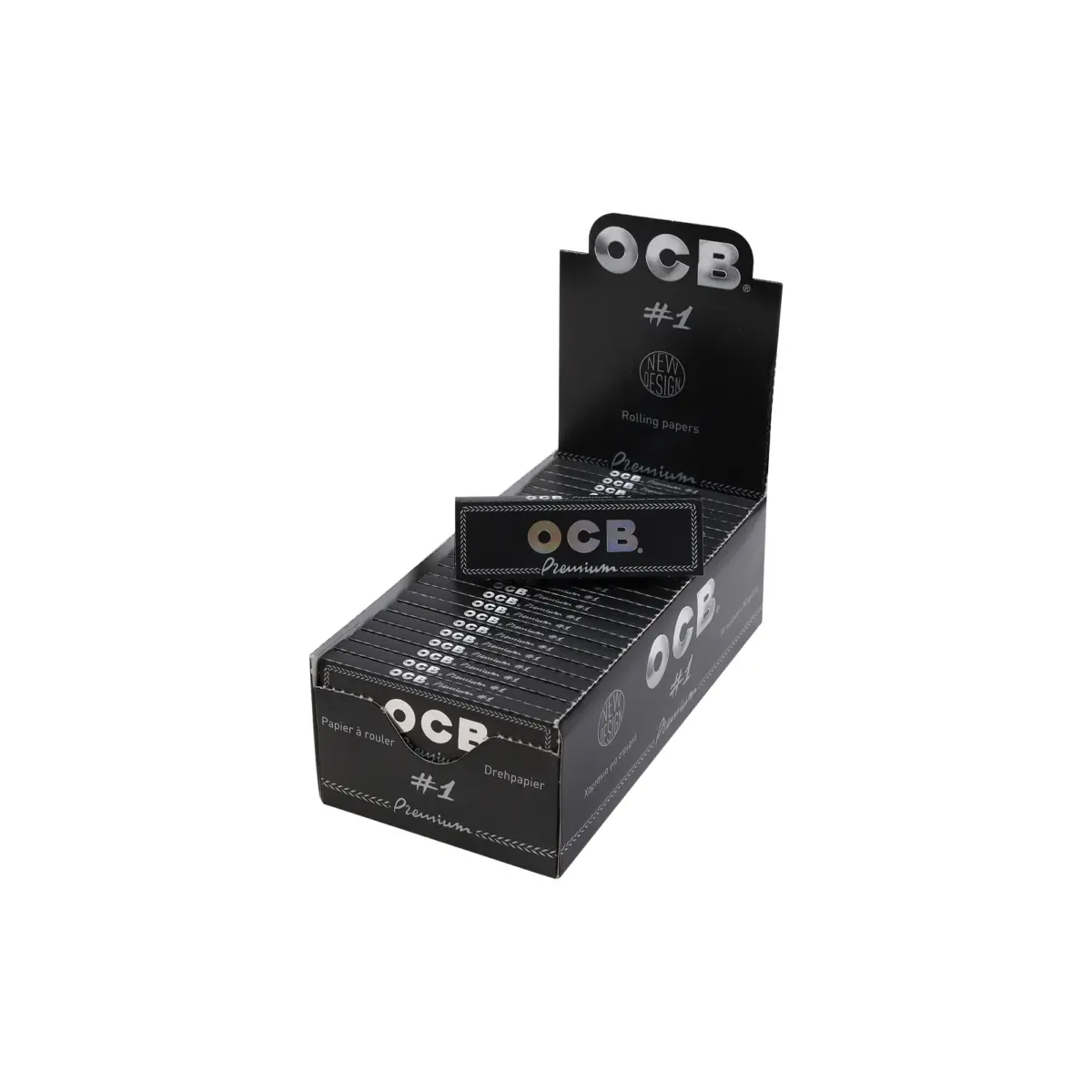 OCB | Premium - Single Wide Rolling Paper | 50pcs - Image 1