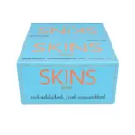 Skins | Blue Hemp - KSS Rolling Paper w/ Tip | 24pcs - Image 2