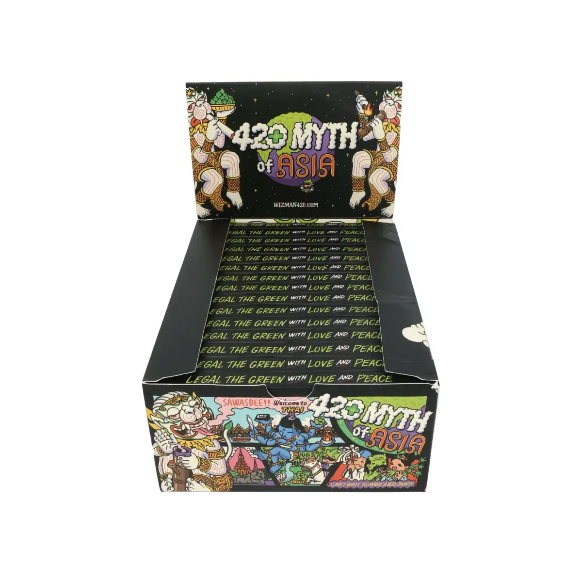 Wizman | Myth of Asia - KSS Rolling Paper w/ Tip | 15pcs - Image 4