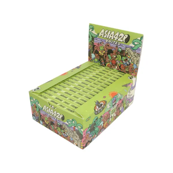 Wizman | Asia 420 United - KSS Rolling Paper w/ Tip | 15pcs