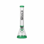GRACE Glass Beaker Bong Green - Image 3